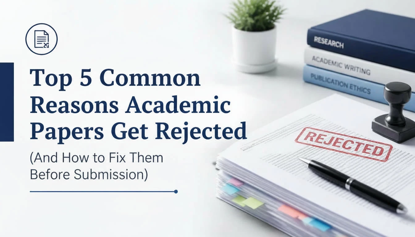 Top 5 Common Reasons Academic Papers Get Rejected (And How to Fix Them Before Submission)