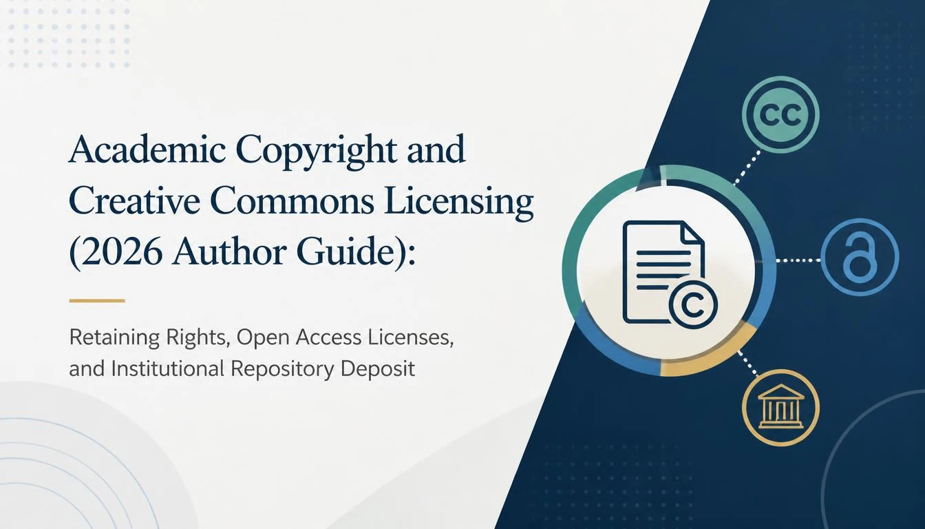 Academic Copyright and Creative Commons Licensing (2026 Author Guide): Retaining Rights, Open Access Licenses, and Institutional Repository Deposit