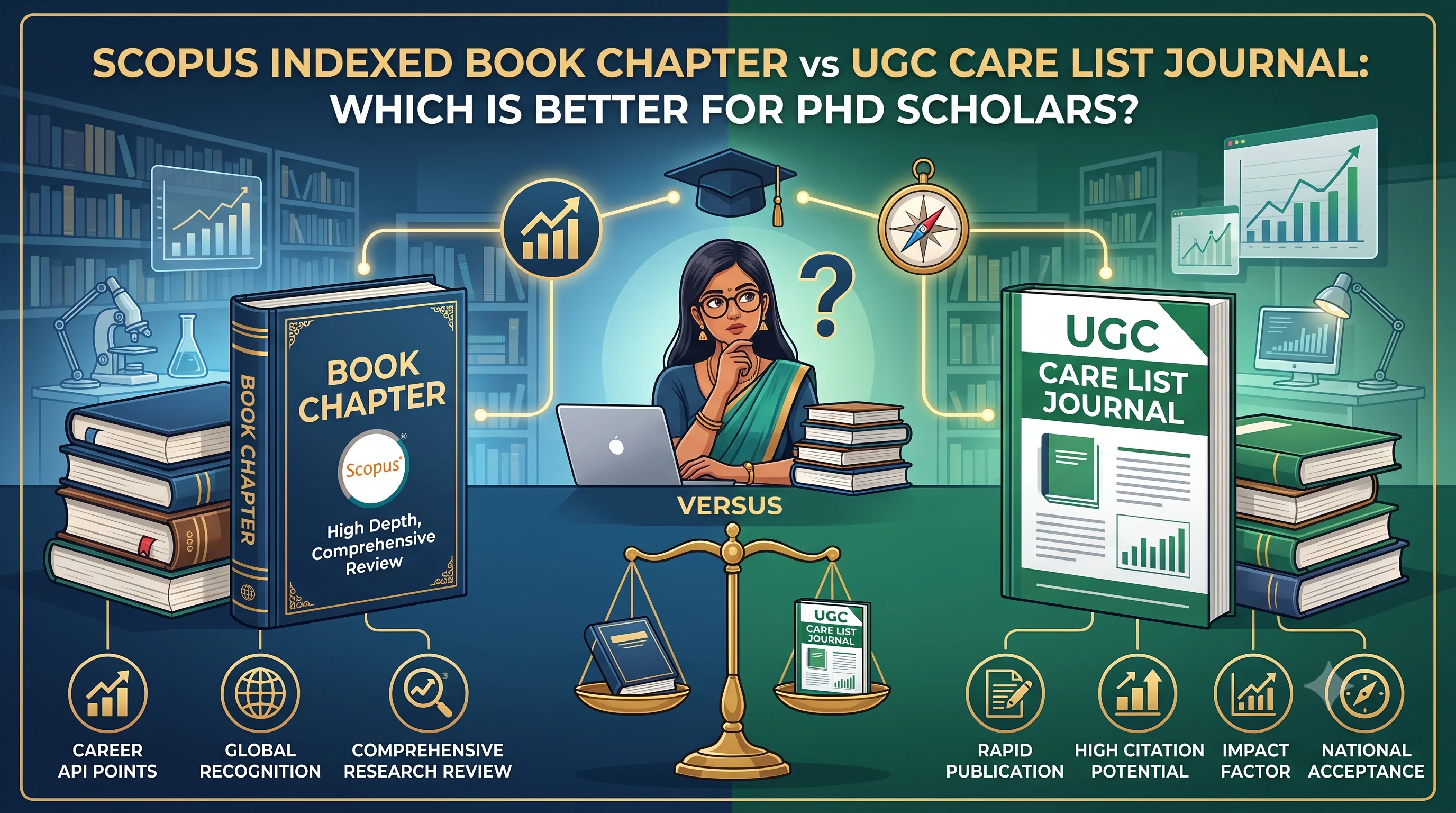 Scopus Indexed Book Chapter vs UGC Care List Journal: Which is Better for PhD Scholars?