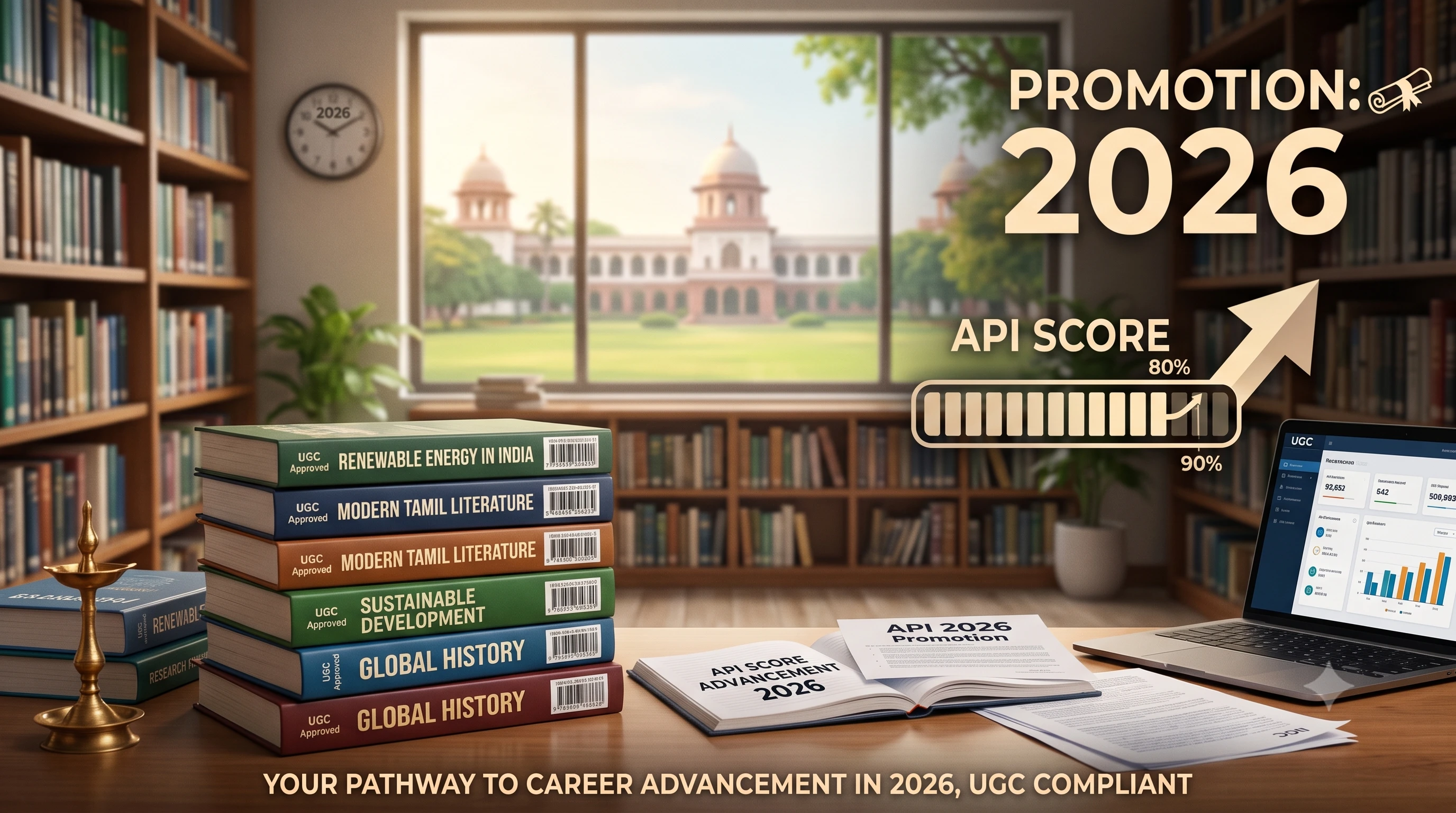 UGC Approved Book Publishers with ISBN: How to Claim Your API Score for Promotions in 2026
