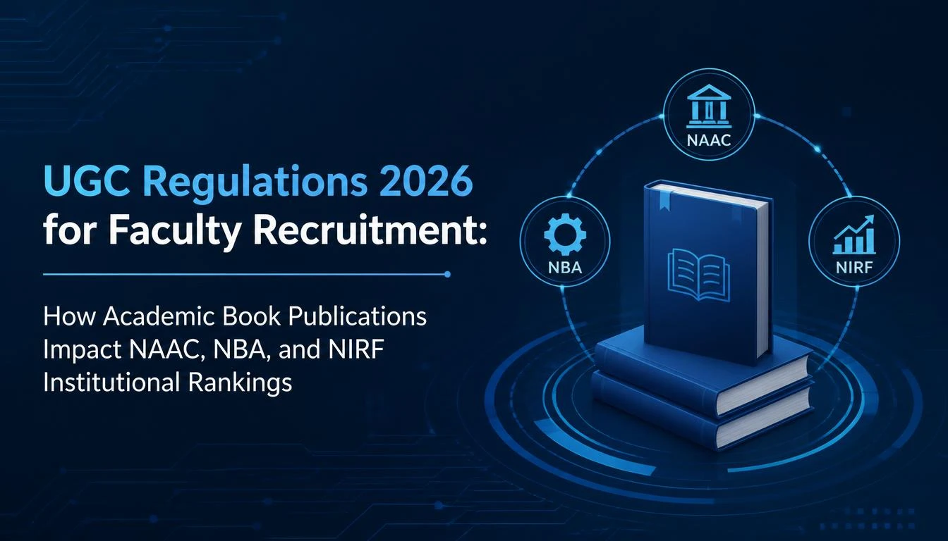 UGC Regulations 2026 for Faculty Recruitment: How Academic Book Publications Impact NAAC, NBA, and NIRF Institutional Rankings
